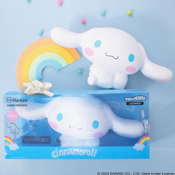 NIB! JUMBO 11 INCH LONG CINNAMOROLL SQUISHY! AND! SURPRISE GIFTS W/ PURCHASE! - Picture 2 of 13